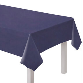 Papieren tafelkleed blauw 137x274cm