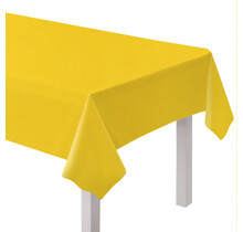 Papieren tafelkleed geel 137x274cm