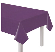Papieren tafelkleed paars 137x274cm