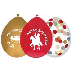 Ballonnen Sint & Co 6 stuks 30cm