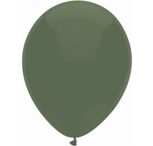 Mosgroene ballonnen 10 stuks 30cm
