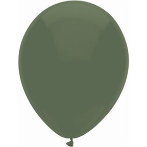 Mosgroene ballonnen 10 stuks 30cm