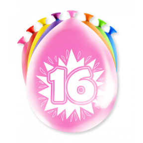 Feest Ballonnen - 16 jaar