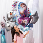 Frozen 2 folieballon hartvormig 43 cm