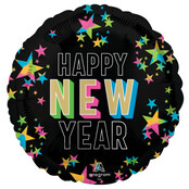 Happy new year folieballon 43cm