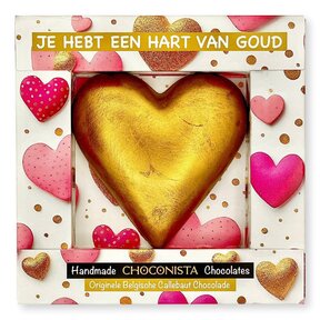 Chocoladecadeau Hart van Goud