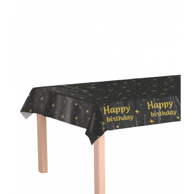 Classy Party tafelkleed Happy Birthday folie 137x274cm
