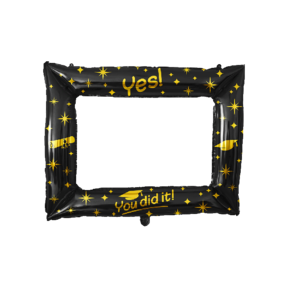 Photo frame Yes You did it goud zwart 66x85cm opblaasbaar
