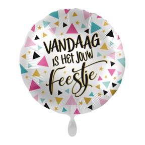 Folieballon Vandaag is het jouw feestje 45 cm