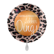 Folieballon Gefeliciteerd lekker ding 45cm Folieballon Gefeliciteerd lekker ding 45cm