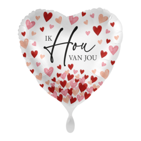 Folieballon Ik hou van jou 45cm