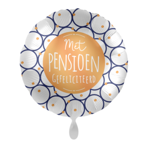 Folieballon Met Pensioen Gefeliciteerd 45cm