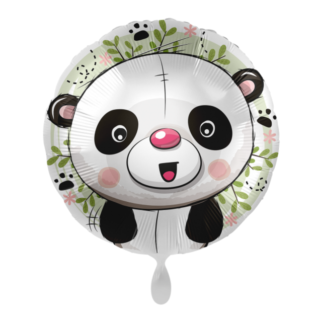 Folieballon Happy Panda 45cm