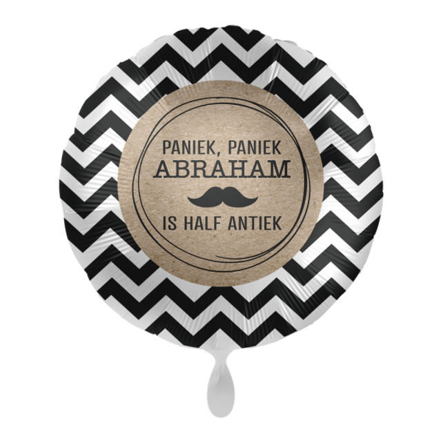 Folieballon Abraham half antiek 45cm