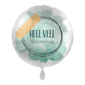 Folieballon Heel veel beterschap rond 45cm