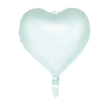 Hart folieballon pastel Groen Watercolor Hearts 45cm