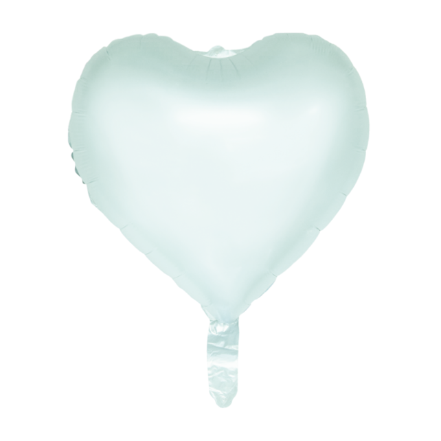 Hart folieballon pastel Groen Watercolor Hearts 45cm