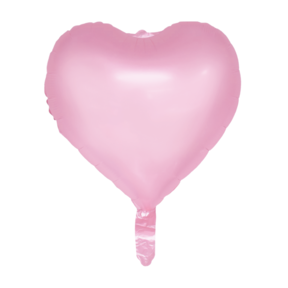 Hart folieballon pastel Roze Watercolor Hearts 45cm
