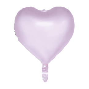 Hart folieballon pastel Paars Watercolor Hearts 45cm