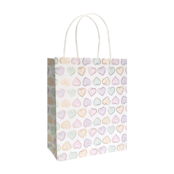 Papieren Giftbag Watercolor Hearts 17x21cm