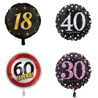 Leeftijd folieballonnen met helium