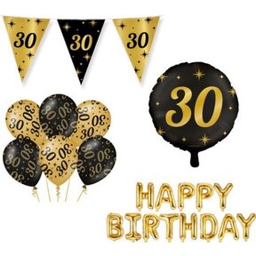 Classy Party 30 jaar verjaardag versiering pakket M