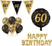 Classy Party 60 jaar verjaardag versiering pakket M