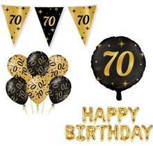 Classy Party 70 jaar verjaardag versiering pakket M