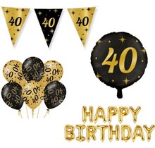 Classy Party 40 jaar verjaardag versiering pakket M
