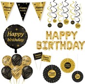 Classy Party Happy Birthday verjaardag versiering pakket XL