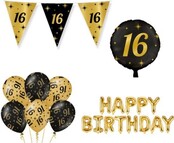 Classy Party 16 jaar verjaardag versiering pakket M
