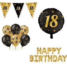 Classy Party 18 jaar verjaardag versiering pakket M