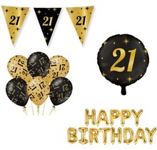 Classy Party 21 jaar verjaardag versiering pakket M
