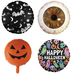 Halloween folieballonnen met helium