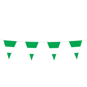 Vlaggenlijn Rotterdam Groen-Wit plastic 10 Meter