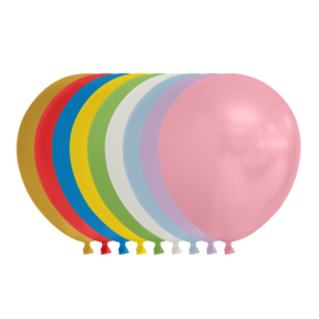 Metallic gemixte kleuren Ballonnen 13cm 100 stuks