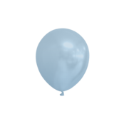 Parel Lichtblauwe Ballonnen 13 cm – 100 stuks – Zachte Glans