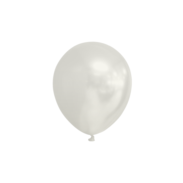Parel Witte Ballonnen 13 cm – 100 stuks – Tijdloze Elegantie