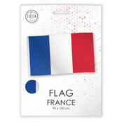 Vlag Frankrijk 150x90 cm – Franse Tricolore Blauw Wit Rood
