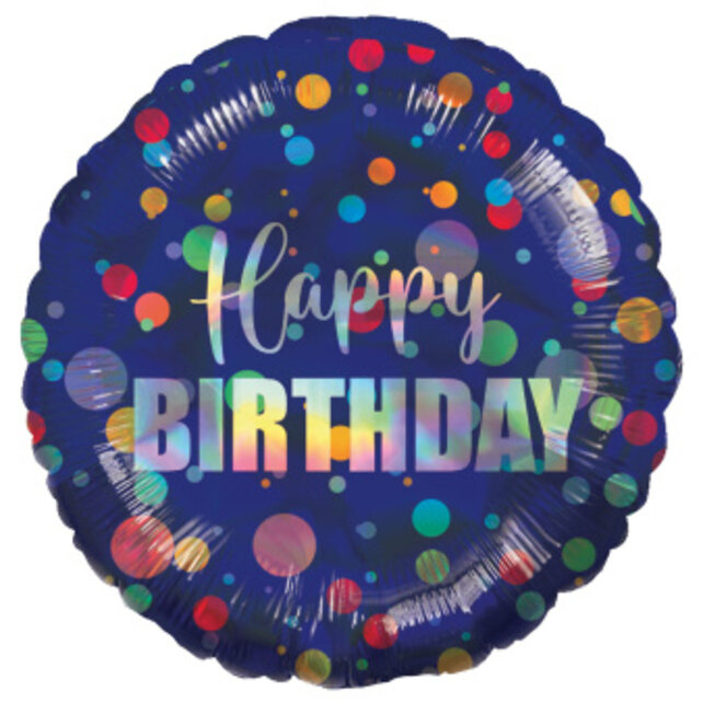 Happy Birthday folieballon 43 cm