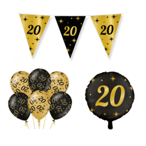 20 jaar Classy Versiering pakket - S