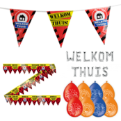 Welkom Thuis Verkeersbord Versiering pakket - M