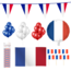 Feest-vieren Frankrijk feestpakket XL – vlag, ballonnen, rietjes & prikkers Feest-vieren Frankrijk feestpakket XL – vlag, ballonnen, rietjes & prikkers