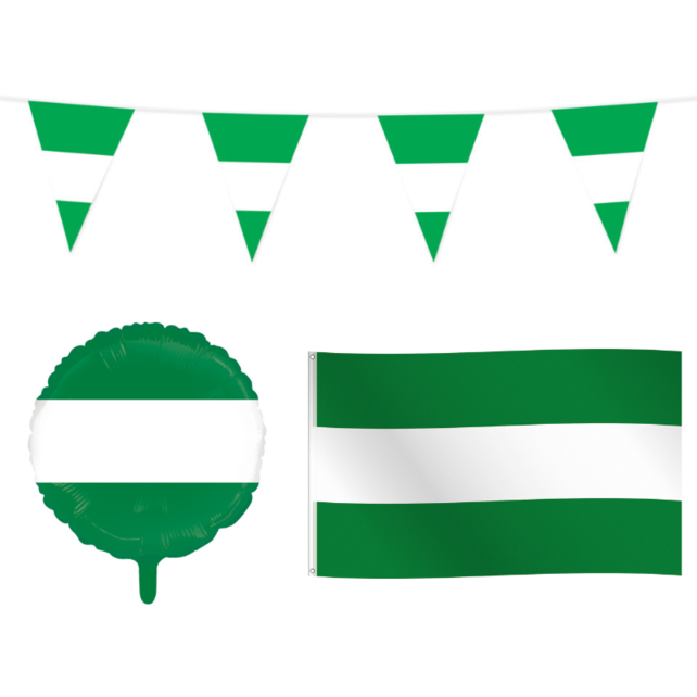 Rotterdam feestpakket S – vlaggenlijn, gevelvlag & ballon