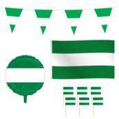 Rotterdam feestpakket M – vlag, ballon & 50 Rotterdamse prikkers Rotterdam feestpakket M – vlag, ballon & 50 Rotterdamse prikkers
