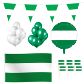 Rotterdam feestpakket L – vlag, ballon, prikkers & ballonnen