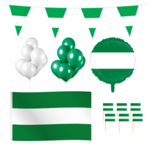 Rotterdam feestpakket L – vlag, ballon, prikkers & ballonnen