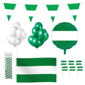 Rotterdam feestpakket XL – vlag, ballon, prikkers, ballonnen & rietjes