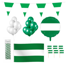 Rotterdam feestpakket XL – vlag, ballon, prikkers, ballonnen & rietjes