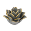 pt.living Candle holder Flower high porcelain grayed jade